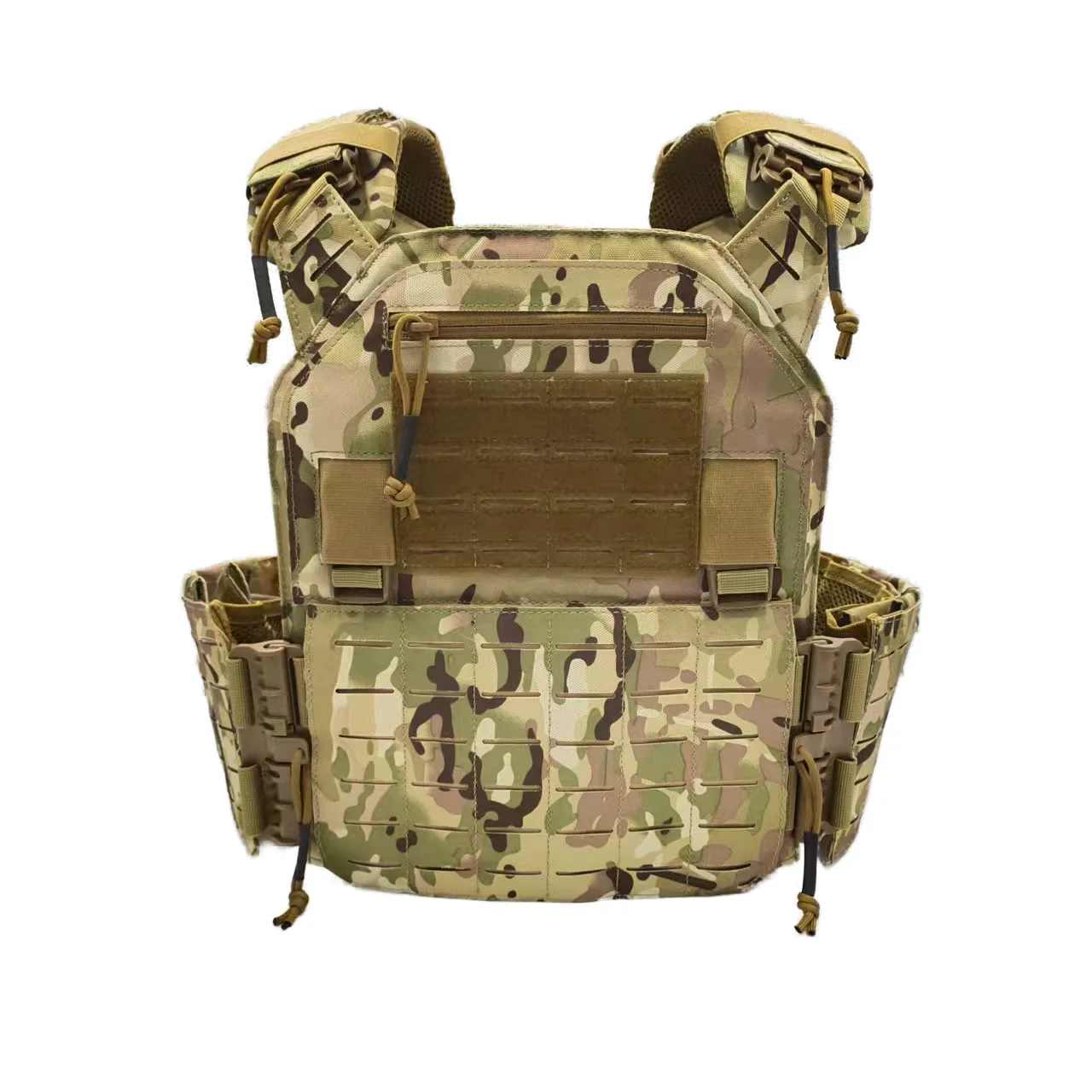 軽量アウトドアタクティカルベスト：レーザーカットクイックリリースシステム、モジュール式サスペンションデザイン