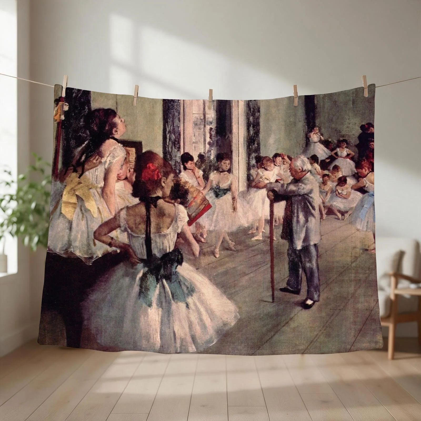 The Dance Class' by Edgar Degas - The Met Degas Ballerinas Throw Blanket halloween Weighted Blankets For Bed for sofa Blankets
