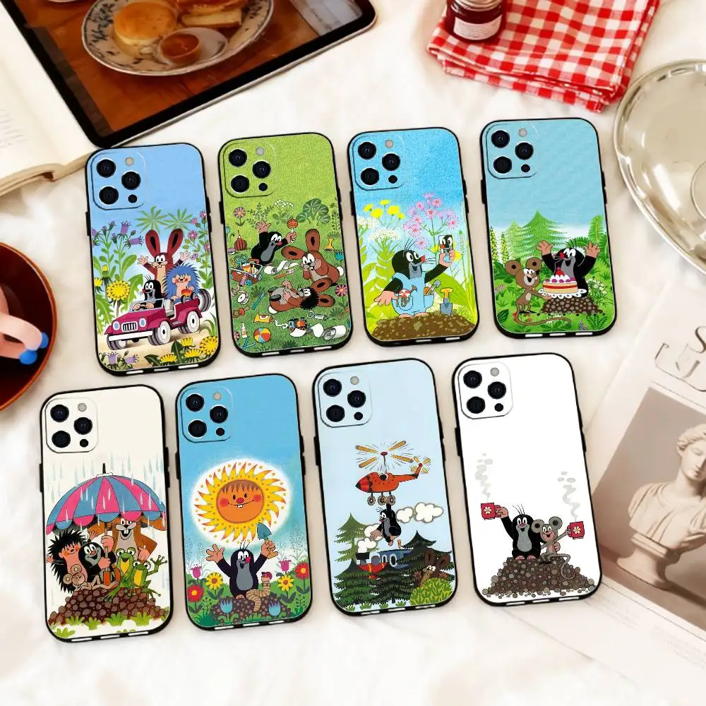 

S-Sweet Cartoon T-The L-Little Mole Phone Case Silicone Soft For IPhone 17 16 15 14 13 12 11 X XR Plus Pro Max Plus