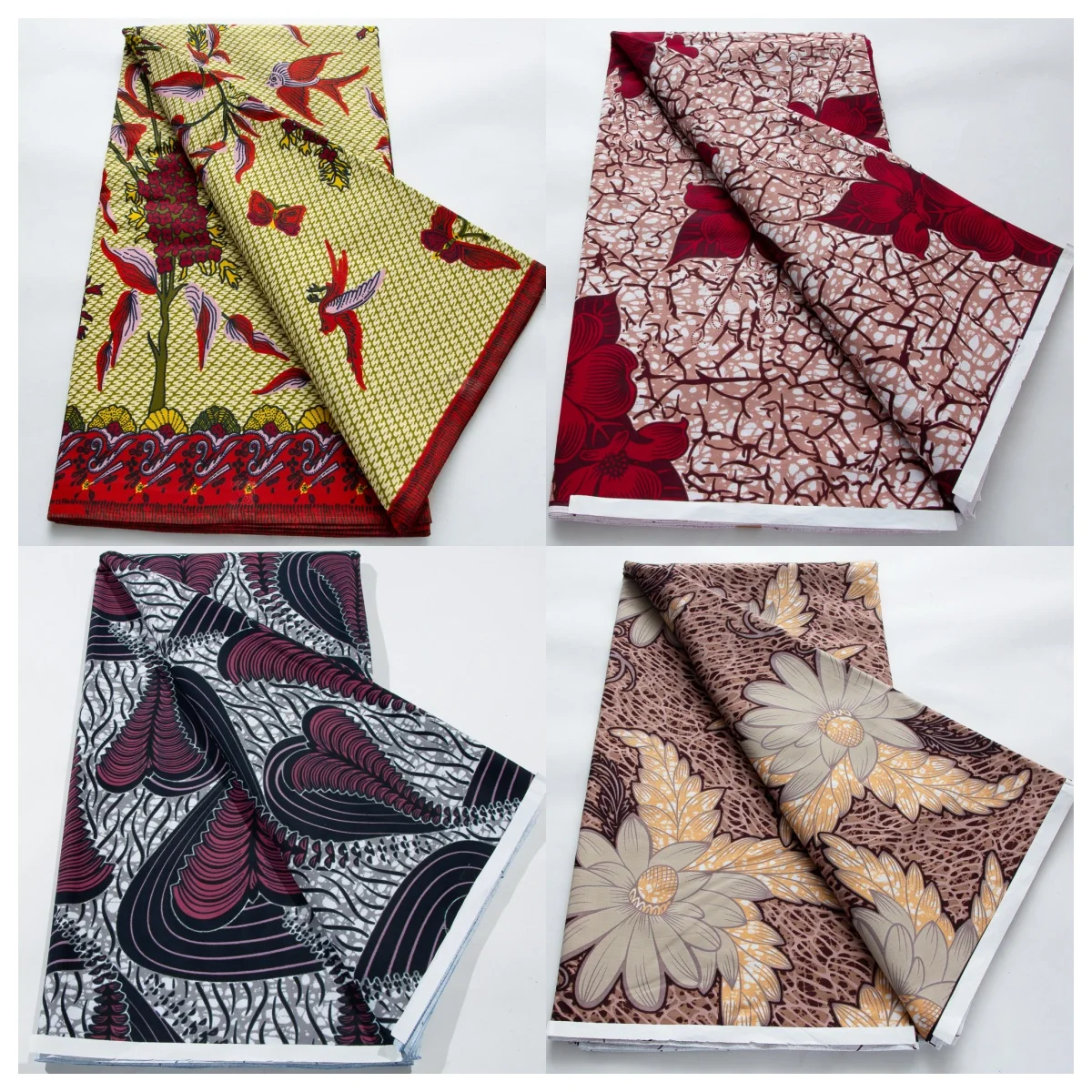 

100% Cotton Ghana Batik Ankara Veritable Print Wax Fabric African Real Wax Fabric 2026 High Quality For Women Dress Cloth Sewing