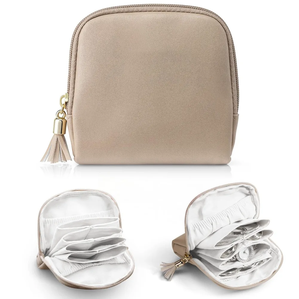 

Сумка для упаковки ювелирных изделий с кисточками, серьги из искусственной кожи, браслет, чехол для хранения ювелирных изделий, большой вместительный органайзер, держатель для ювелирных изделий, подарок