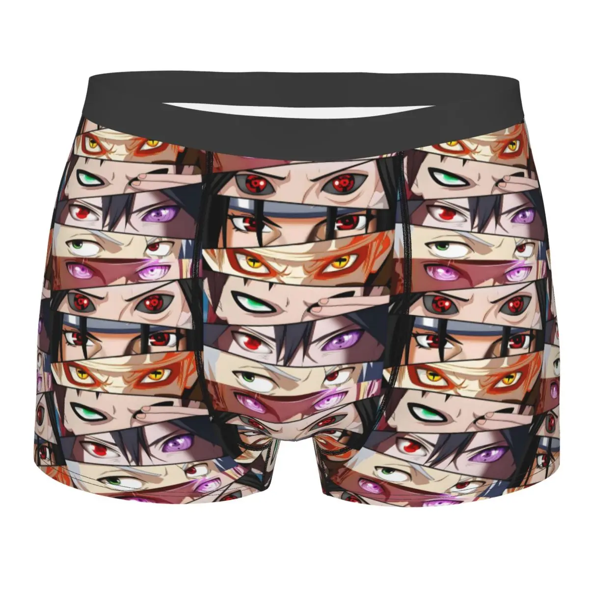 

Custom Japanese N-Narutoes S-Sasukes Boxer Shorts For Men 3D Print Cartoon Underwear Panties Briefs Stretch Underpants