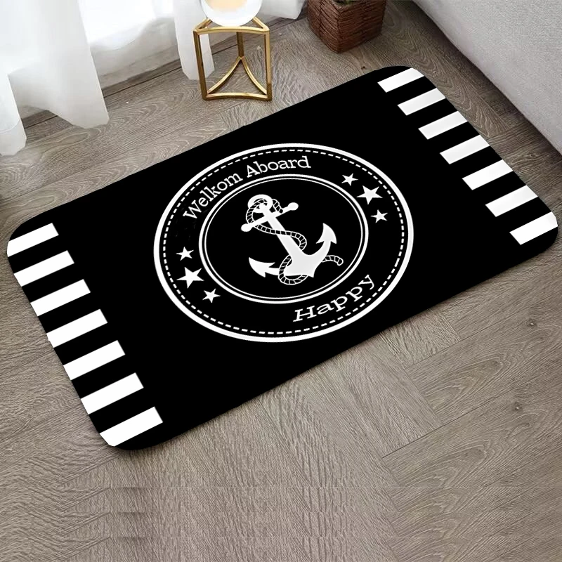 

Boat Anchor Mats Bedroom Foot Mat Custom Home Decoration Washable Non-slip Kitchen Rug Anime Carpet Rugs Entrance Doormat Prayer