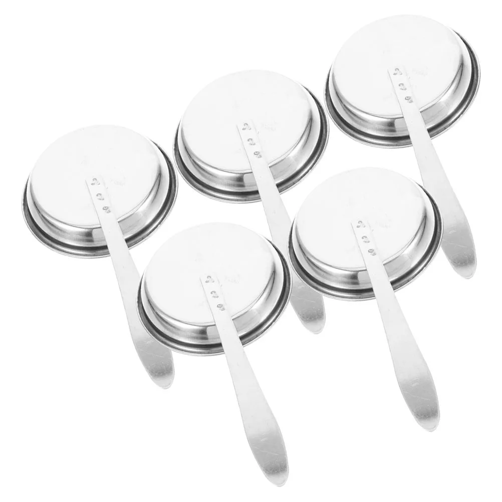 

5Pcs Stainless Steel Snuffer Set Multi Functional Extinguisher Tool for Incense Oil Lamp Home Decor Safety