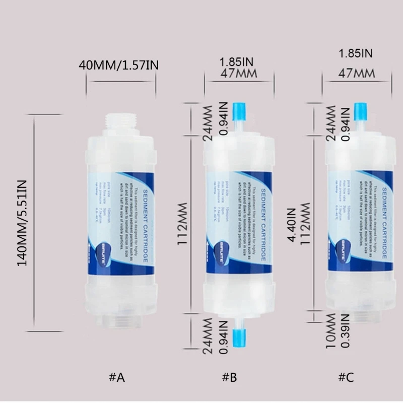 Kitchen Sediment Water Filter Cartridge Replacement Osmosis Water System