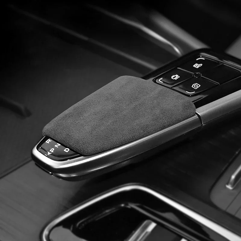 For Changan Unit UNI-T 2020 2021 2022 2023 2024 2025 Suede Car Gear Shift Knob Trim Cover Gears Shell Gear Head Accessory