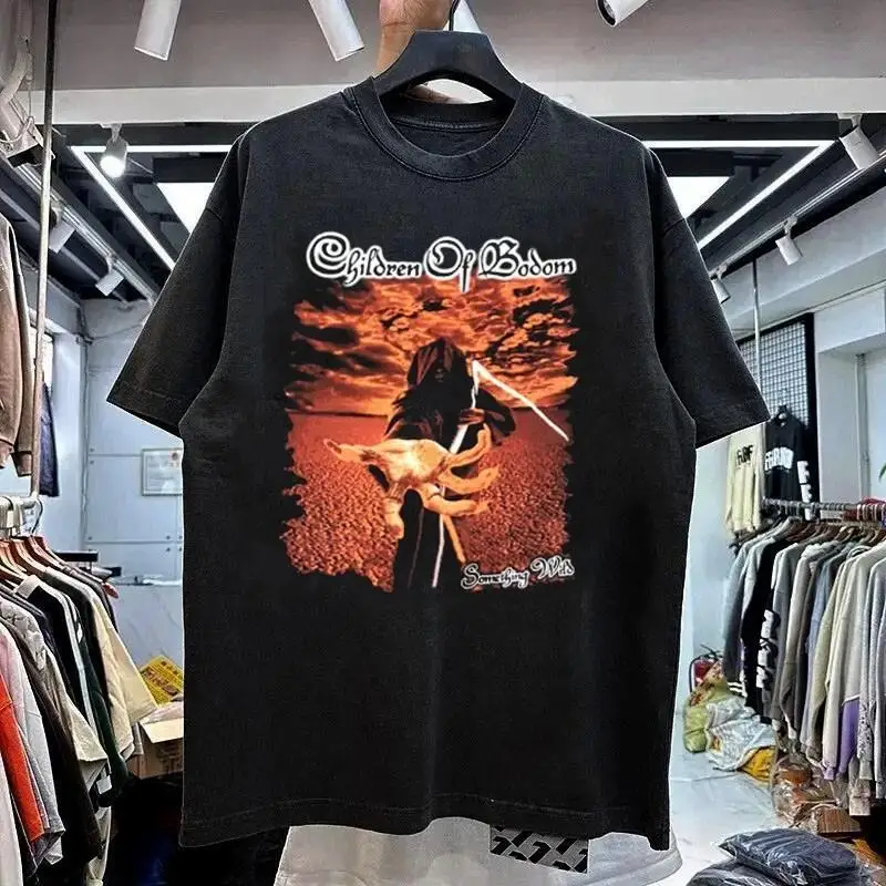 00 Äôs Children Of Bodom ÄúSomething Wild Äù Charcoal T Shirt S 5XL KH16543