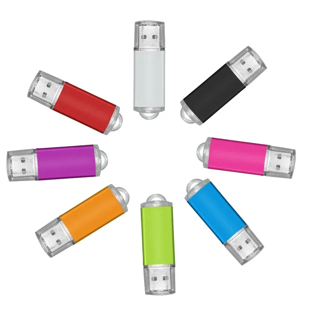 10pcs/lot Free Tailored Logo USB Flash Drive 2.0 Pendrive Wholesale Price 1GB 4GB 128MB 512MB Memory Stick for Photography Gifts