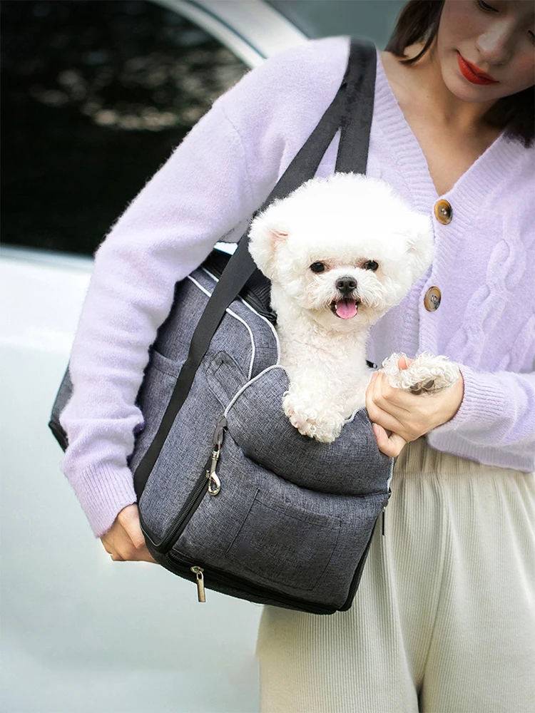 Cama portátil con Control Central para mascotas, asiento de seguridad para coche, protección de transporte para perros, Chihuahua, Teddycat a