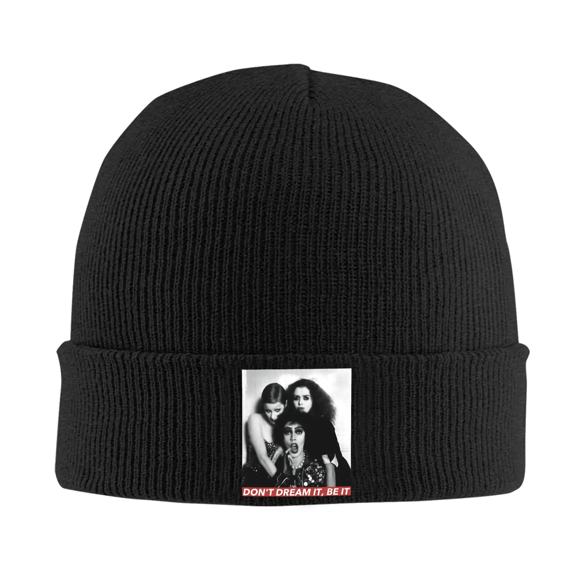 Frank Knitted Hat Beanies Autumn Winter Hats Warm Unisex  Hip-hop The Rocky Horror Picture Show Cap for Men Women Gift,