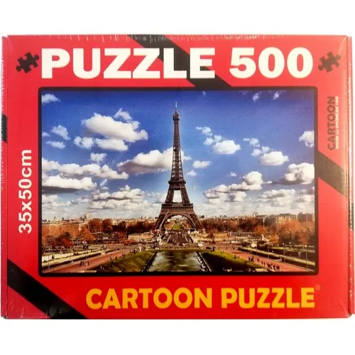 Cartoon Jigsaw Puzzle 500 Stück Eiffelturm