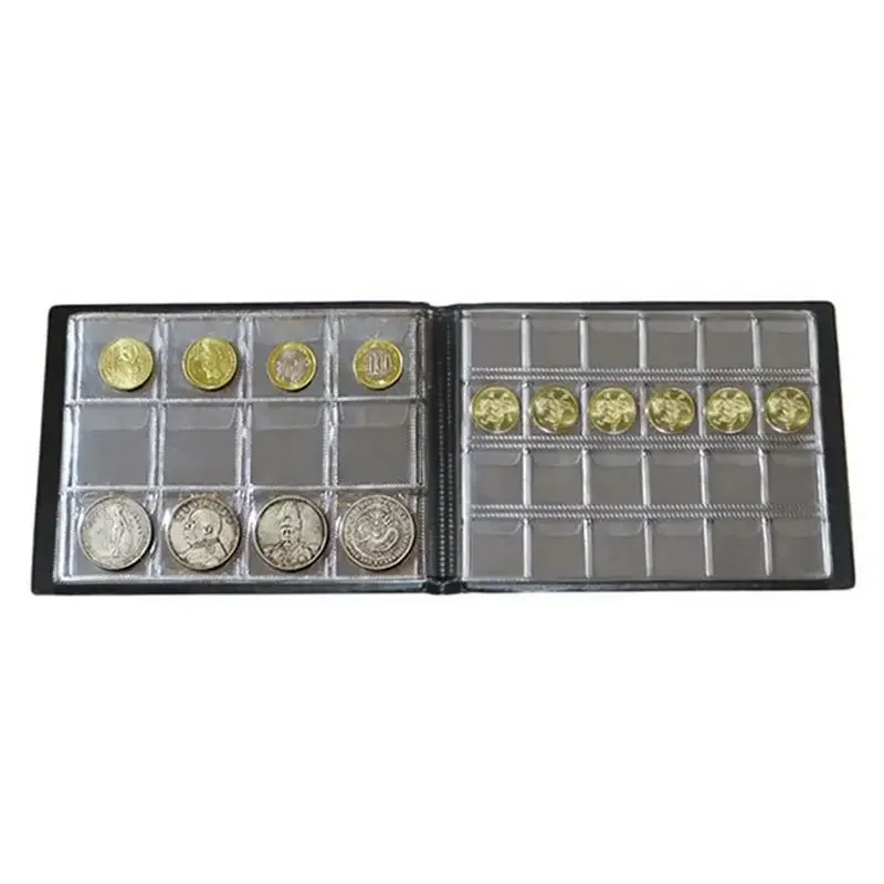 

New 240 Coin Album PVC Coins Collection Book Coin Collectors Collecting Coin Money Storage Cases Holder Home Decor Craft Gift