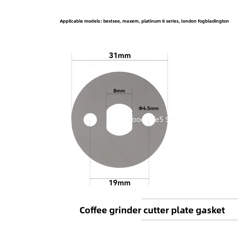 

For Yum To The Second Generation of PATRICO Rich Coffee Machine Grinding Set Cutter Head Adjustment Stainless Steel Gasket 870