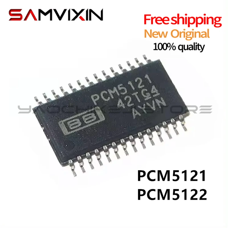 (10piece)100% New PCM5121 PCM5122 PCM5121PWR PCM5122PWR sop-28 Chipset