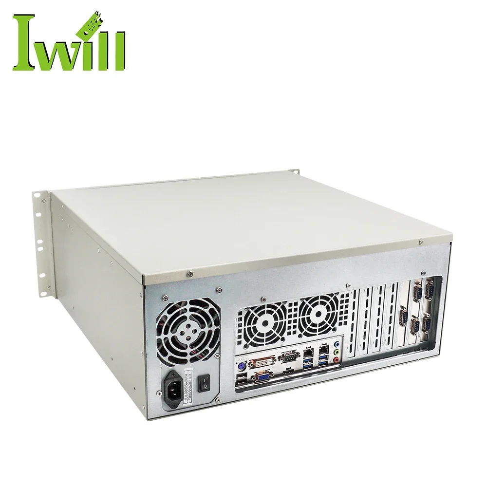 Casing rackmount server 4u i5-6500 komputer industri untuk server jaringan