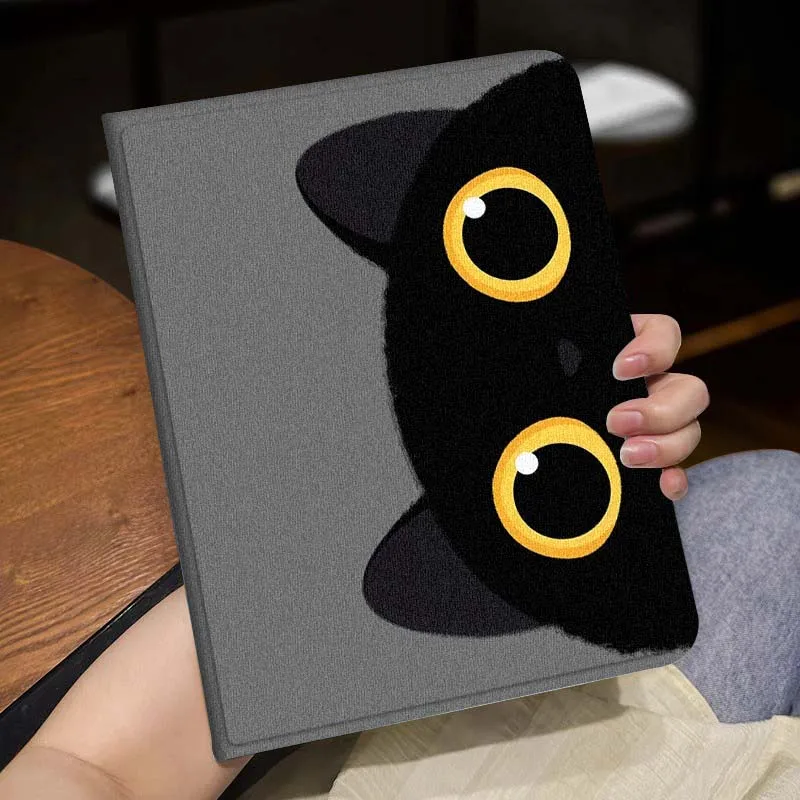 

Design cartoon kitten bear For iPad Pro Air Mini 1 2 3 4 5 6 7 7th 8th 9th 10th 11th 10.2 9.7 10.5 10.9 11 12.9 Tablet Case