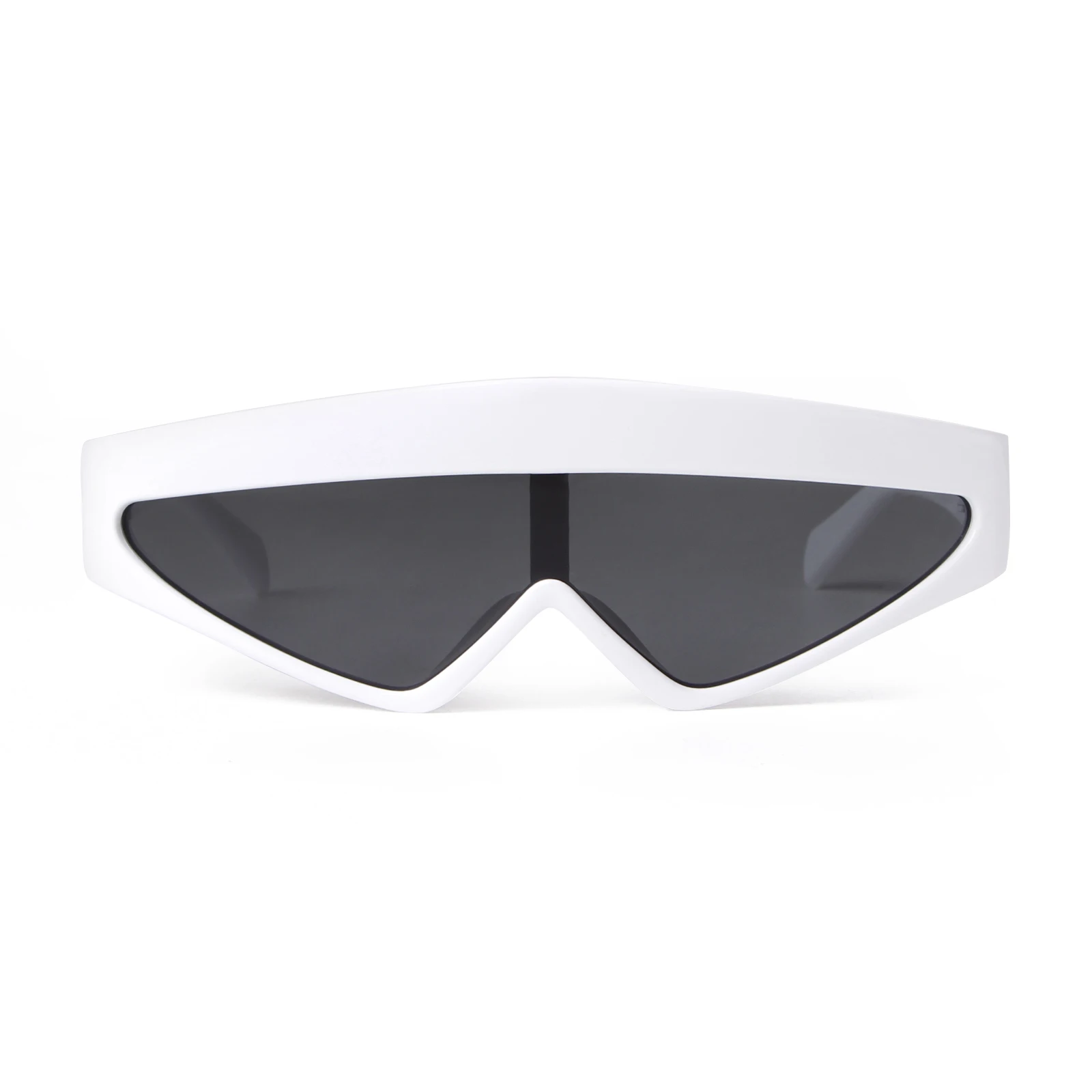 ZXIAC Fashion Triangle Cat Eye Sunglasses Women Men Future Technology Style One Piece Sun Glasses Christmas Gifts Gafas De Sol