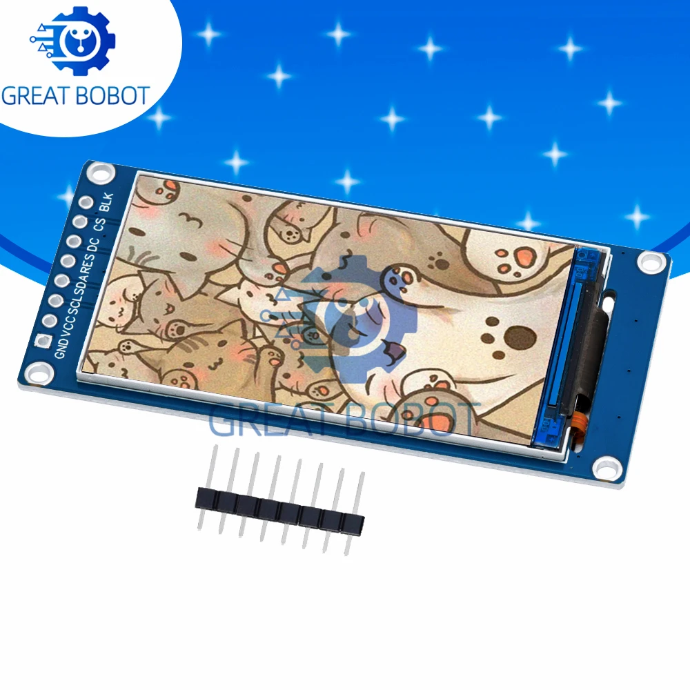 BS New 1.9 inch IPS full angle TFT display screen LCD screen color display module SPI serial port high-definition 170x320