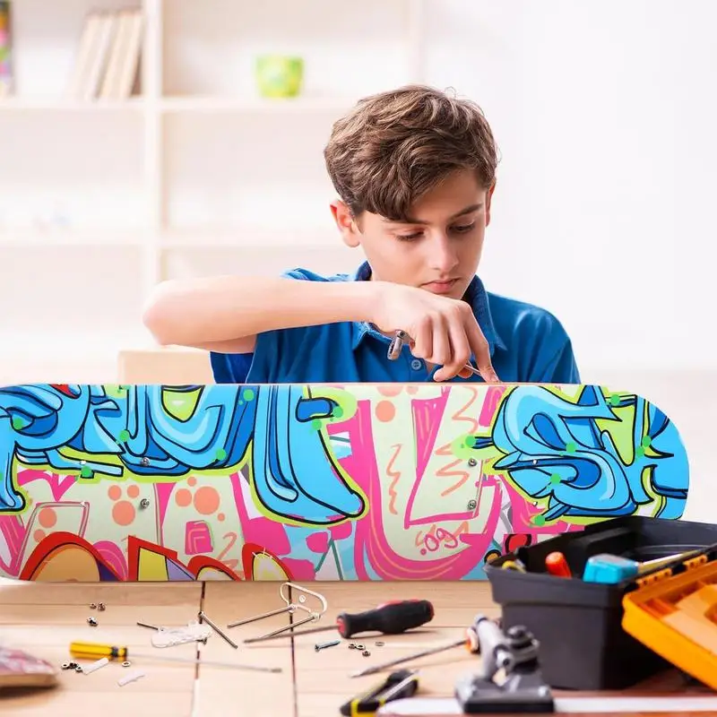 Skateboard Holder For Wall 4 Packs Skateboard Hanger Acrylic Skateboard Wall Rack Collectible Competition Grade Display Shelf