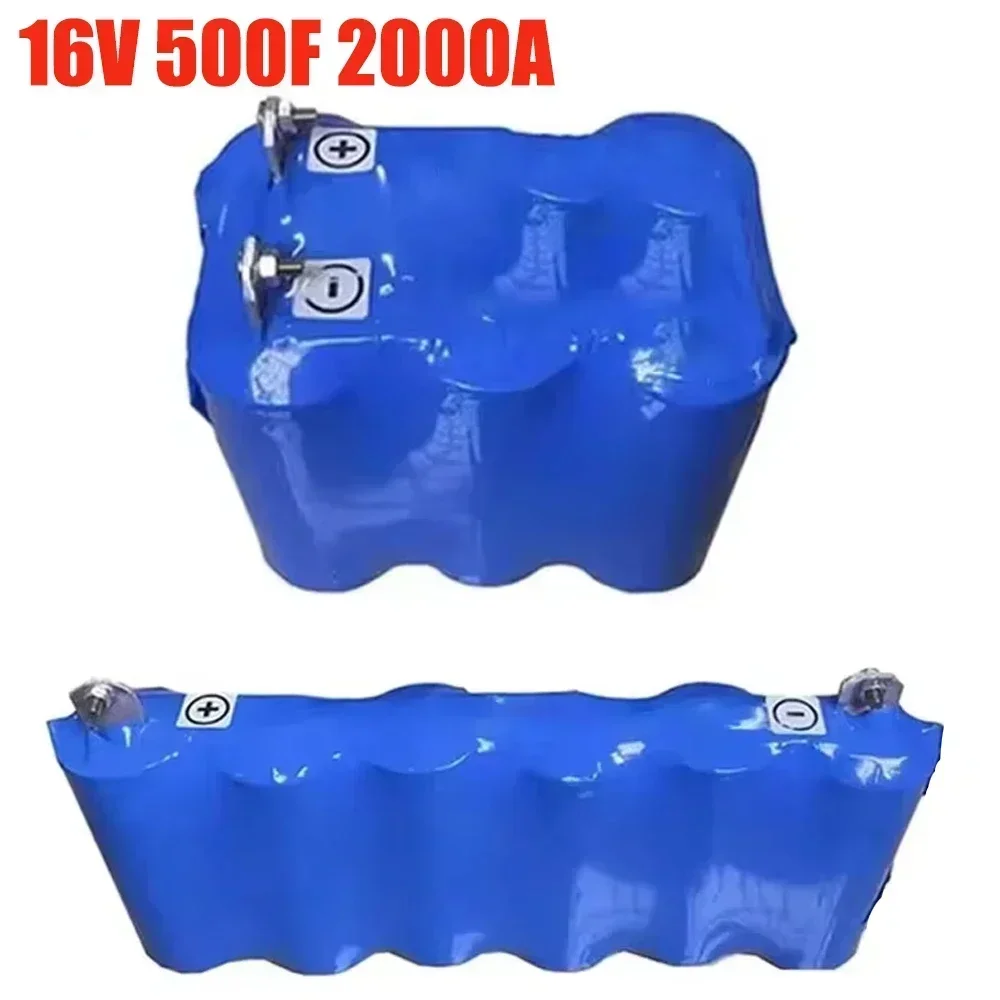 For Maxwell 16V 500F 2000A Car Start Power Supply Super Farad Capacitor Car and Motorcycle Start Emergency Power Supply