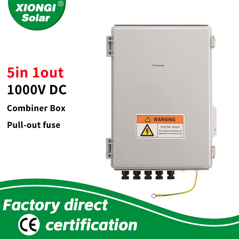 

Блок совмещения PV солнечной панели с защитой от молний 600 в IP65 5-входной 1-Выходной предохранитель постоянного тока MCB SPD водонепроницаемые распределительные коробки