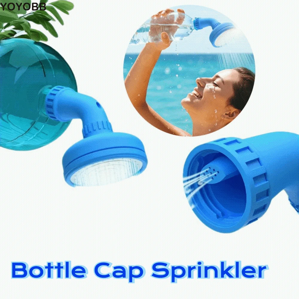 3D Printed Bottle Cap Sprinkler Multipurpose Handheld DIY Watering Can Portable Convenient Water Bottle Shower Head Seedlings