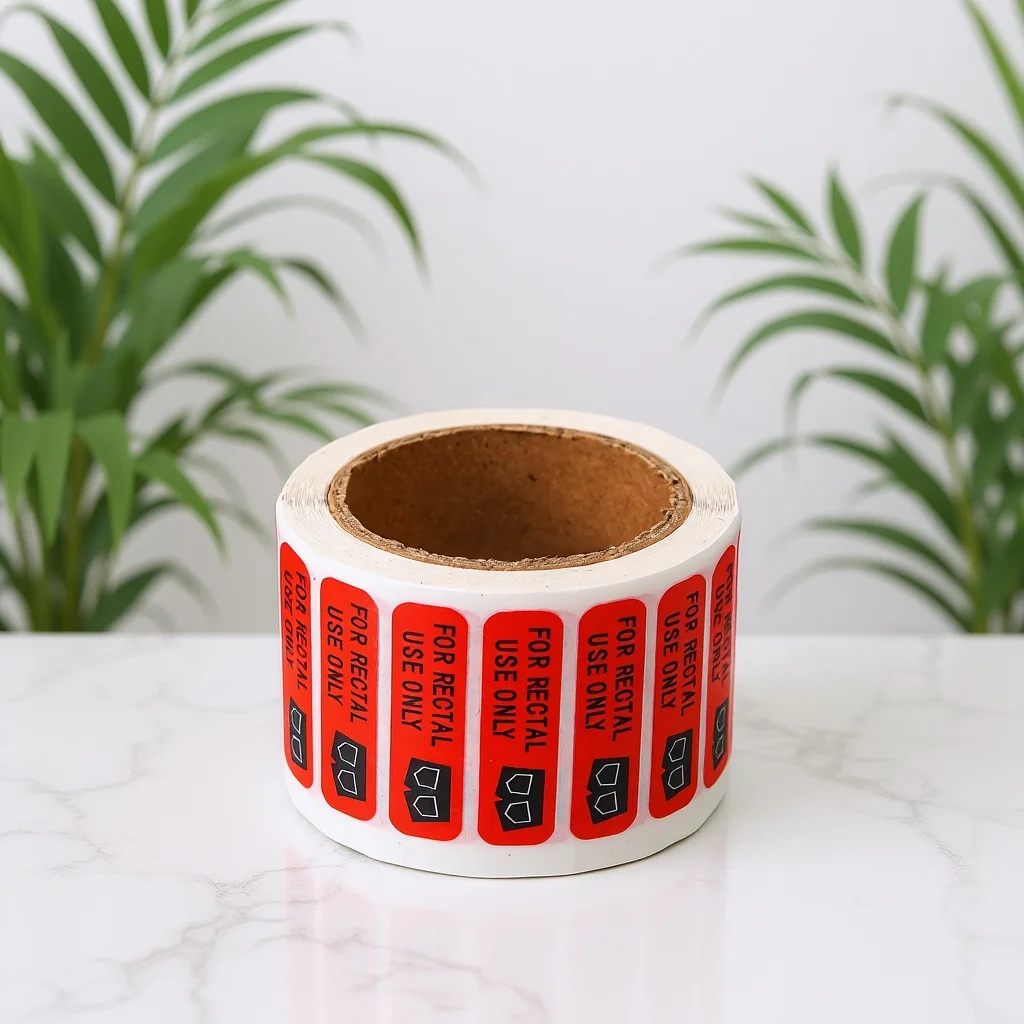 1 Roll For Rectaluse Only Funny Stickers Halloween Party Toilet Decals Adults Multi Functional Humorous Decorative Labels