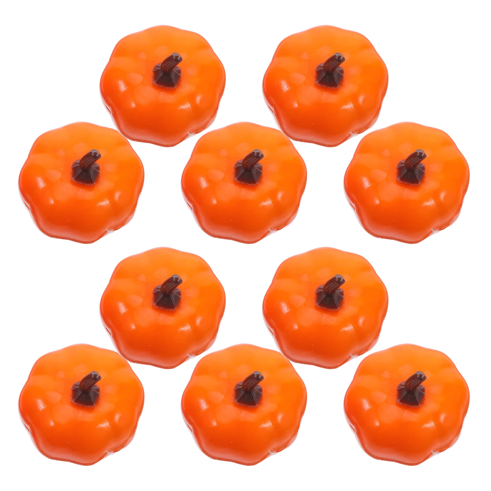 

24pcs Simulation Pumpkins Small Decorative Fall Seasonal Table Centerpiece Mini Artificial Pumpkins Thanksgiving Halloween Decor