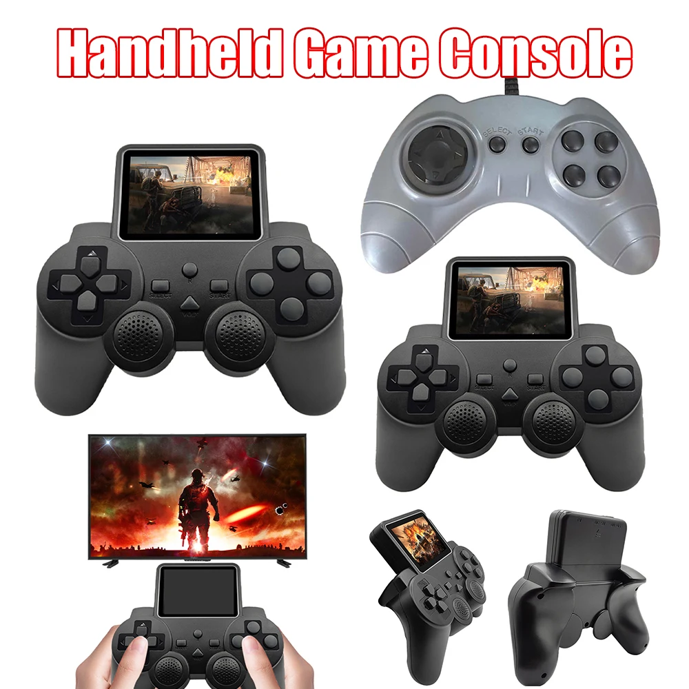 Портативный игровой плеер, встроенная игровая консоль в стиле ретро 520 игр с перезаряжаемой батареей, подарки для мальчиков и девочек, портативная игровая консоль