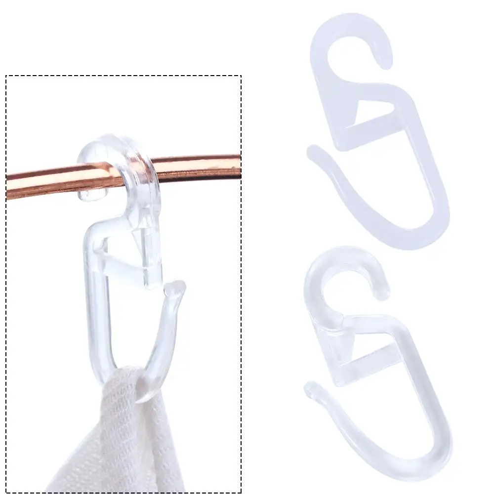 20pcs Special Curtains Fixing Home Decor Wall Ring Curtain Hooks Curtains Accessories Sliding Hook