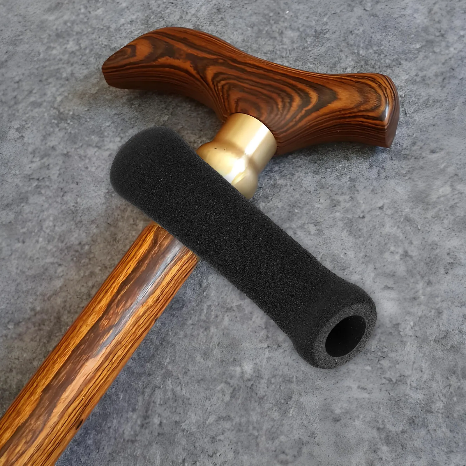 2 pcs Walking Cane Stick Replacement Halloween Christmas New Year Crutch Handle Grip Crutch Handle Cover Crutches Accessories