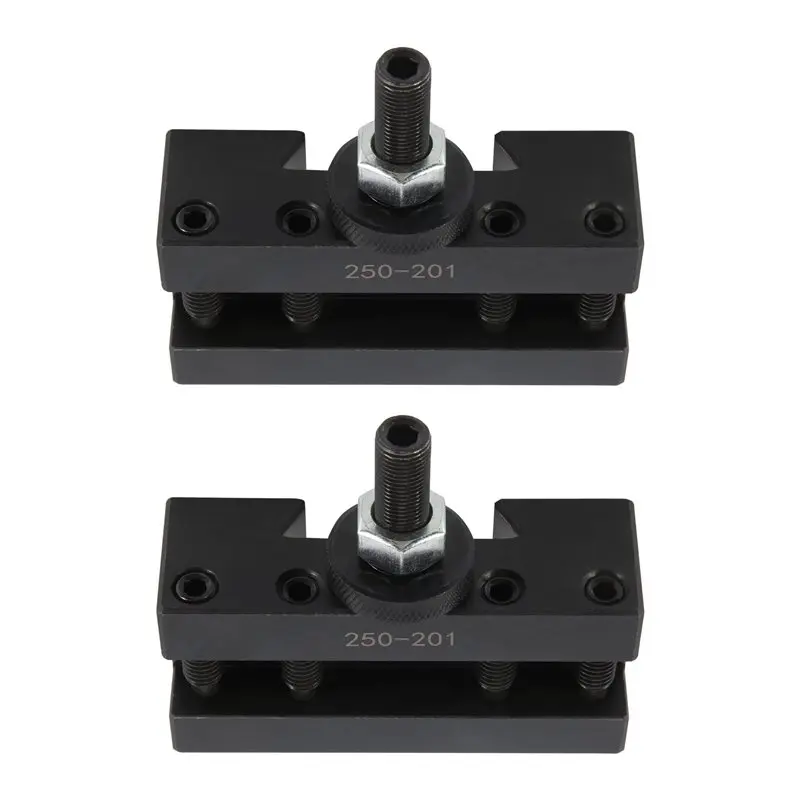 HOT 2Pcs 250-201 Quick Change Tool Holder Turning And Facing Tool Holder For Lathe Cutter Cutting Tool Bits~Jul.