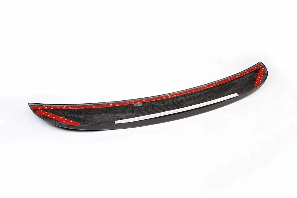 KM for Panamera 970 2014-2016  Carbon Fiber  Roof Spoiler Top Wing Rear Spoiler Trunk Spoiler