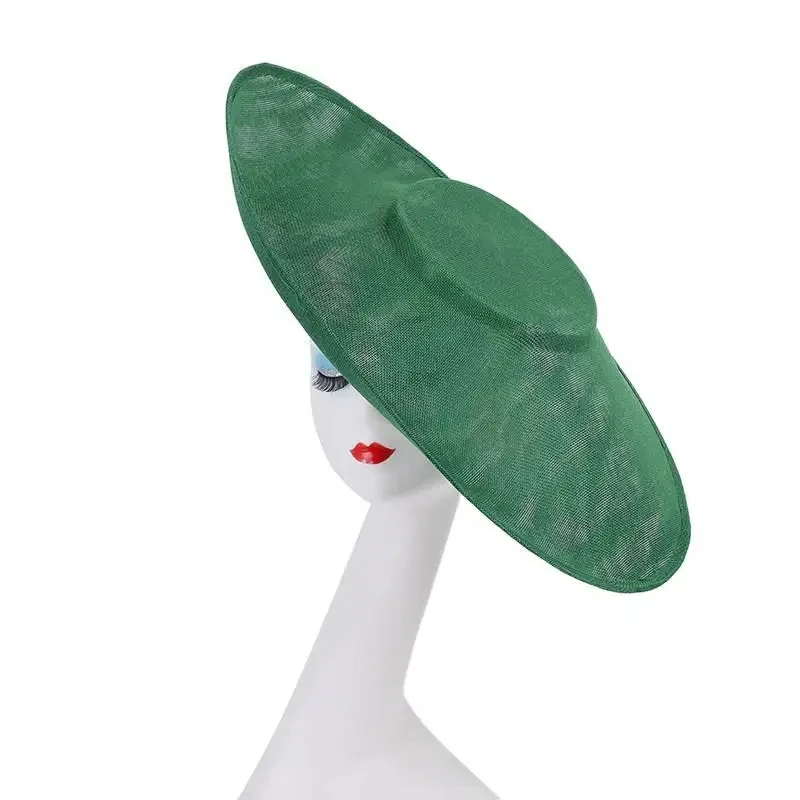 Retro diy Bridal Headwear Studio Photography Top Hats Tea Party Hourse Racing Banquet Hair Accessories Large Brim Hat Base