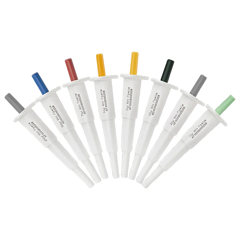 Mini Pipette Manual Single-channel Micro Pipettor Fixed Volume Pette Pointing Dispensing Sampler 10ul/25ul/30ul/50ul/75ul/100ul