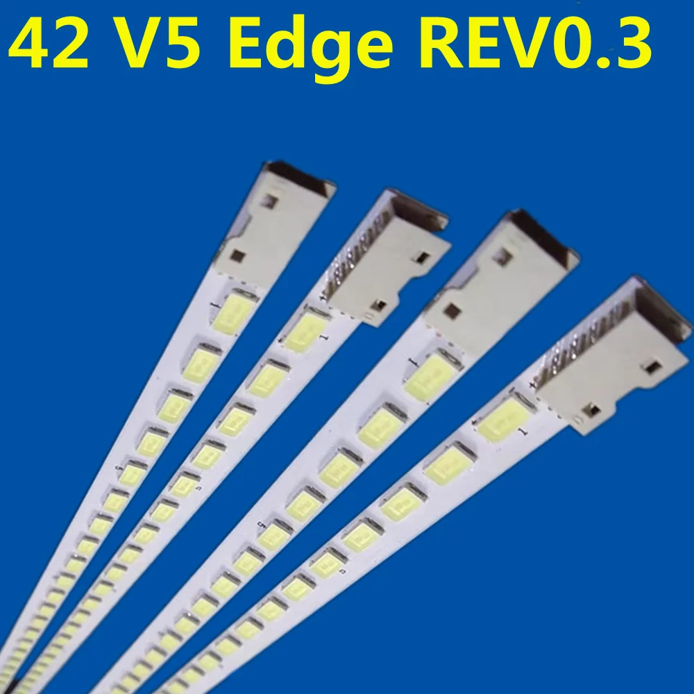 

4PCS LED Strip For 42 V5 Edge REV0.3 A/B 3660L-0352A 3660L-0353A 42LE4300 42L4600 42E70RG LE42A300N LED42TS98N LED421S95N