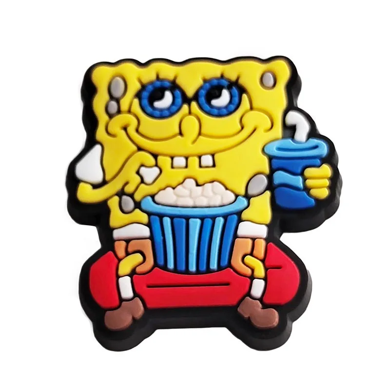 20 Stück Spongebob-Schuhanhänger für Slides, Sandalen, Crocs, Schuhdekorationen, Zubehör, Schnalle für Weihnachten, Geburtstag, Party, Geschenk – Detail 12