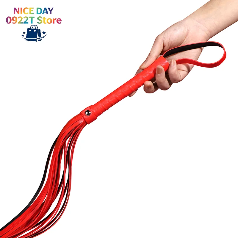 35cm Pu Leather Pimp Whip Riding Crop Party Horse Riding Whip Training Horse Whip Stage Performance Prop@#X
