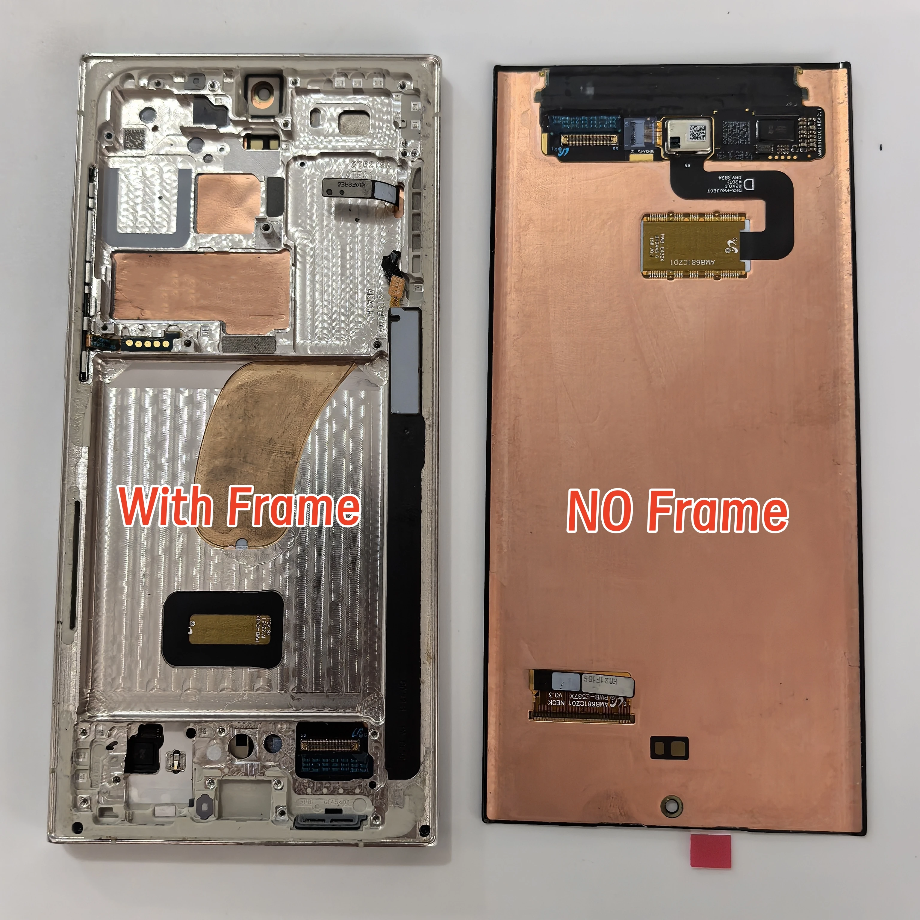 Wyświetlacz LCD z ekranem dotykowym i digitizerem, Super AMOLED 120Hz, z defektem, do Samsung S23 Ultra 5G S918 S918N S918D S918B S918U — zdjęcie produktu 4