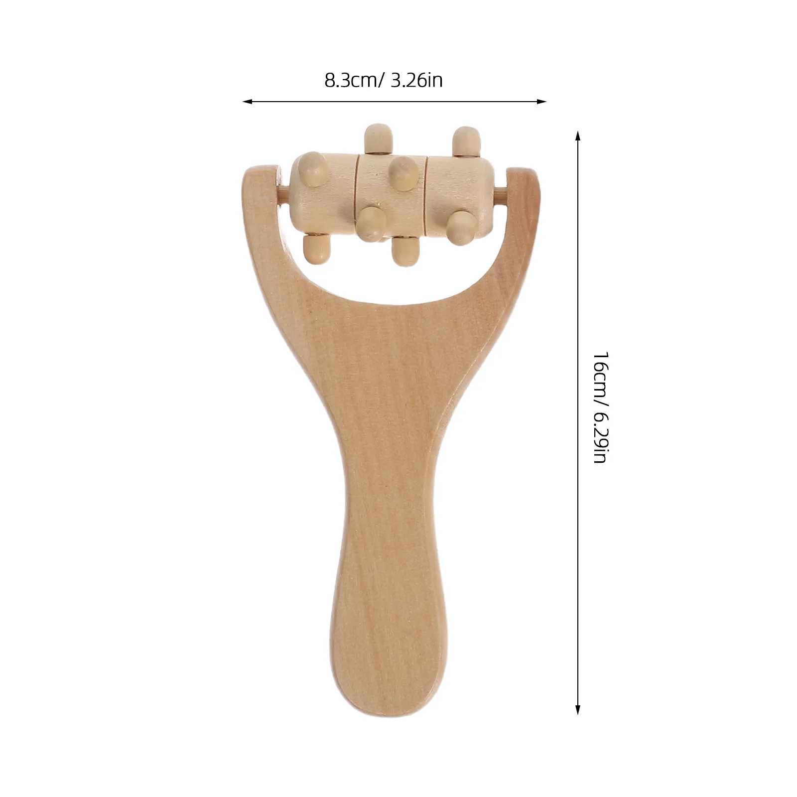 4Pcs Wooden Massage Tool Set Ergonomic Handheld Body Roller Kit for Self Massage Back Legs Shoulders Face Natural Eco Friendly