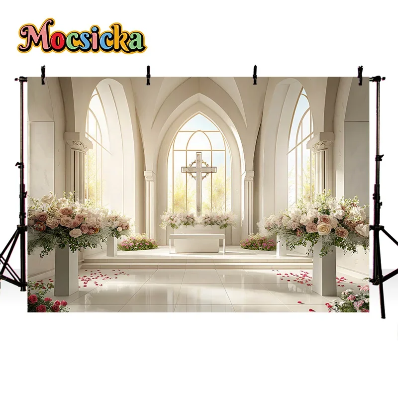 Mocsicka Photography Backdrops Wedding Party Floral Vintage Backgrounds Adult Maternity Couples Portraits Studio Props Photo