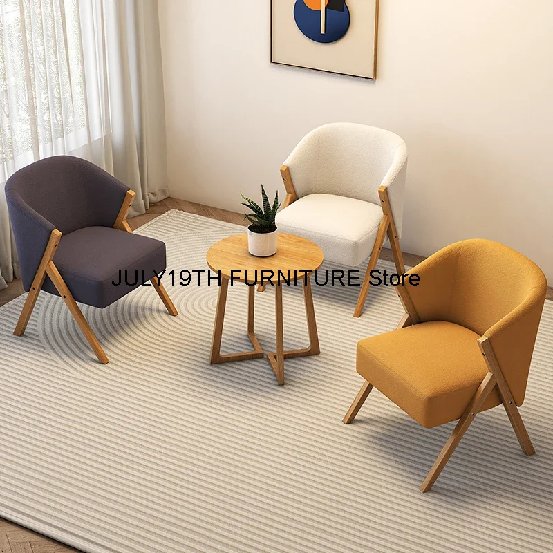 Wood Unique Living Room Chair Back Support Comfortable White Nordic Living Room Chair Waiting Clear Silla Plegable Furniture