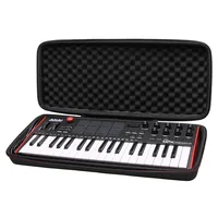 Estuche rígido de EVA para controlador MIDI Akai Professional MPK Mini Plus, bolsa protectora de almacenamiento (solo estuche)