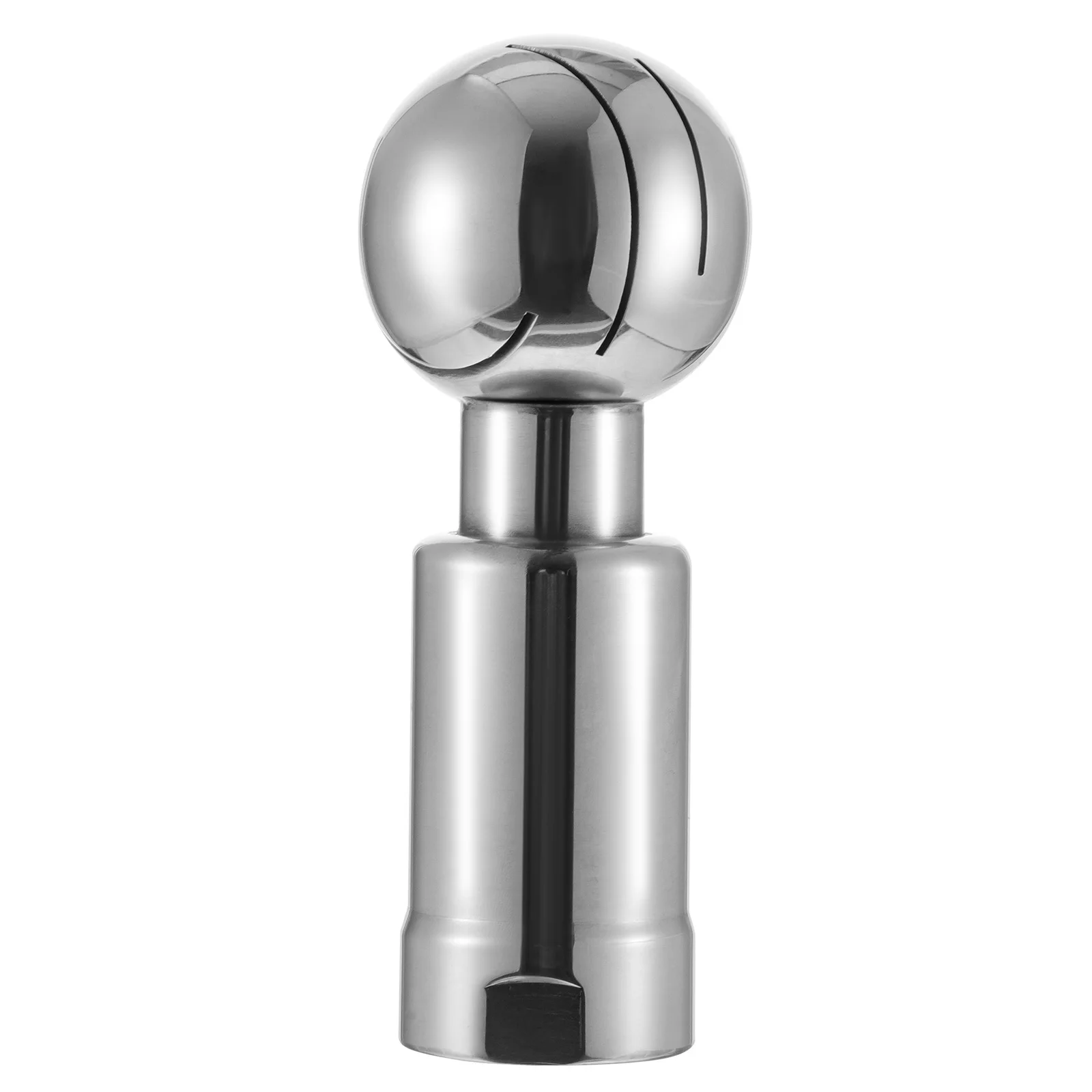 1 قطعة الفولاذ المقاوم للصدأ 360 درجة الدورية رذاذ الكرة خزان غسل رذاذ الكرة مقاومة للتآكل دائم خزان تنظيف أداة