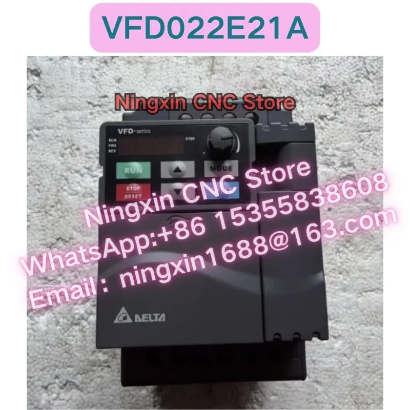 Second-hand VFD022E21A Inverter Functional test OK Fast delivery