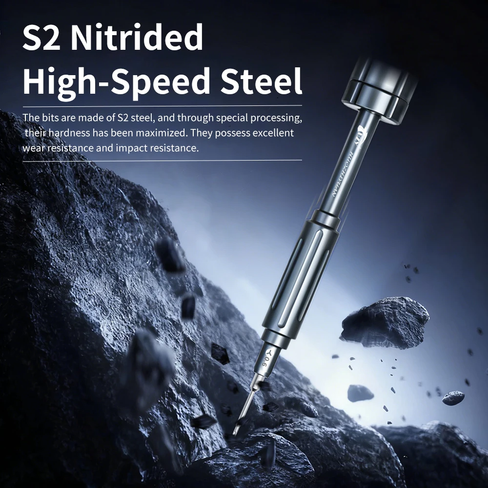 HZY High Hardness Precision Screwdriver Plum Blossom Cross for IPhone (17 Series) Bottom Internal Disassembly Mobile Repair Tool