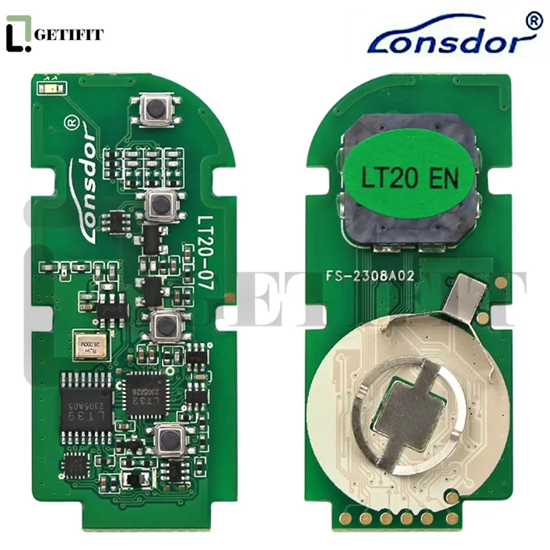 Auto Car Key Lonsdor LT20-07EN For Lexus RX ES300h ES200 LS500 LS500H 0440 8A AA A9 BA Chip 312/314.3Mhz 433.58/434.42MHz