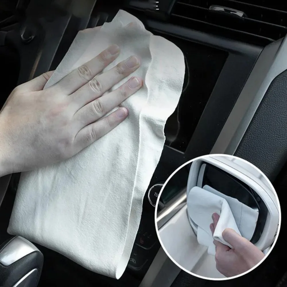 

Car Cleaning Cloth Chamois Leather Car Wash Towel Absorbent Quick Dry Towel Car Towel Deer Skin Towel Skin Rag