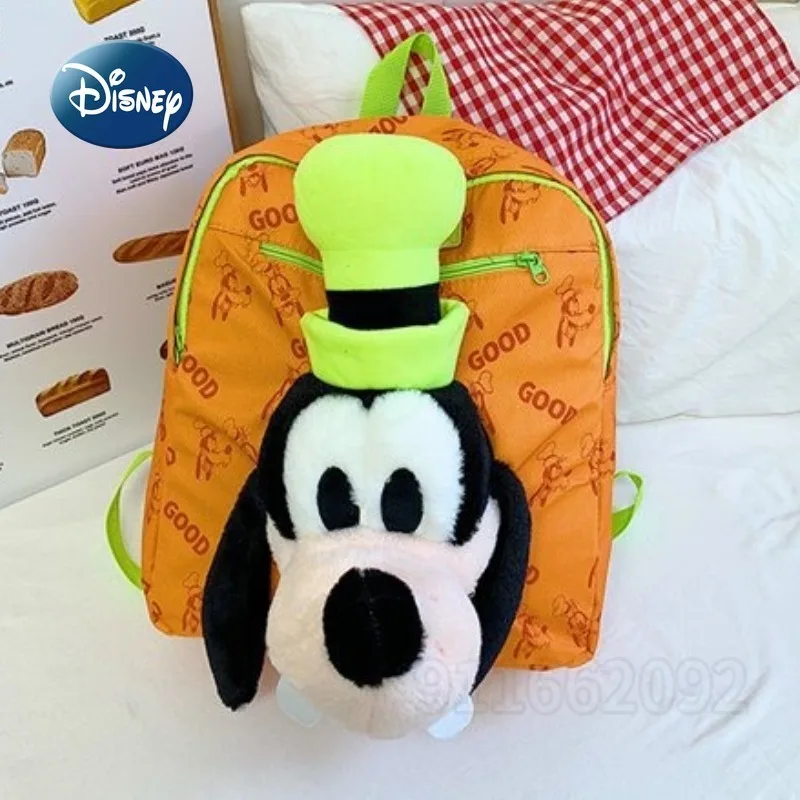 Disney Goofy's New Fashion Doll Backpack Cartoon Children's Schoolbag Large Capacity Doll Fashion Casual Children's Backpack