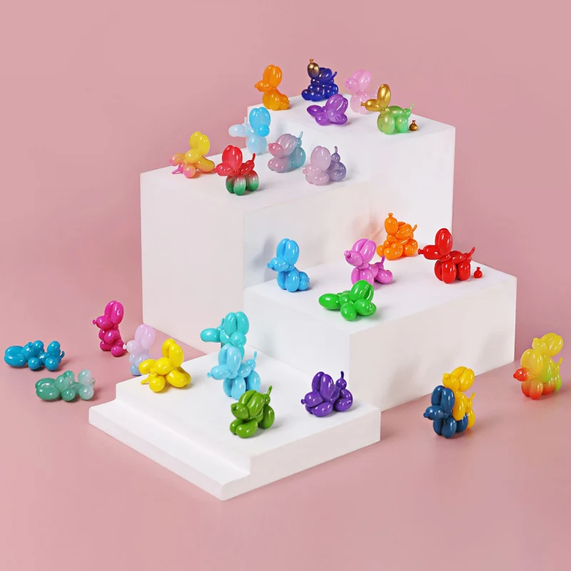 

Moedouble Happy Balloon Dog Series слепая коробка Mystery Box игрушка мини-фигурки животных модель настольные украшения детские подарки на день рождения